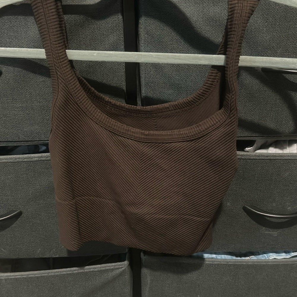 Brown Tank Top